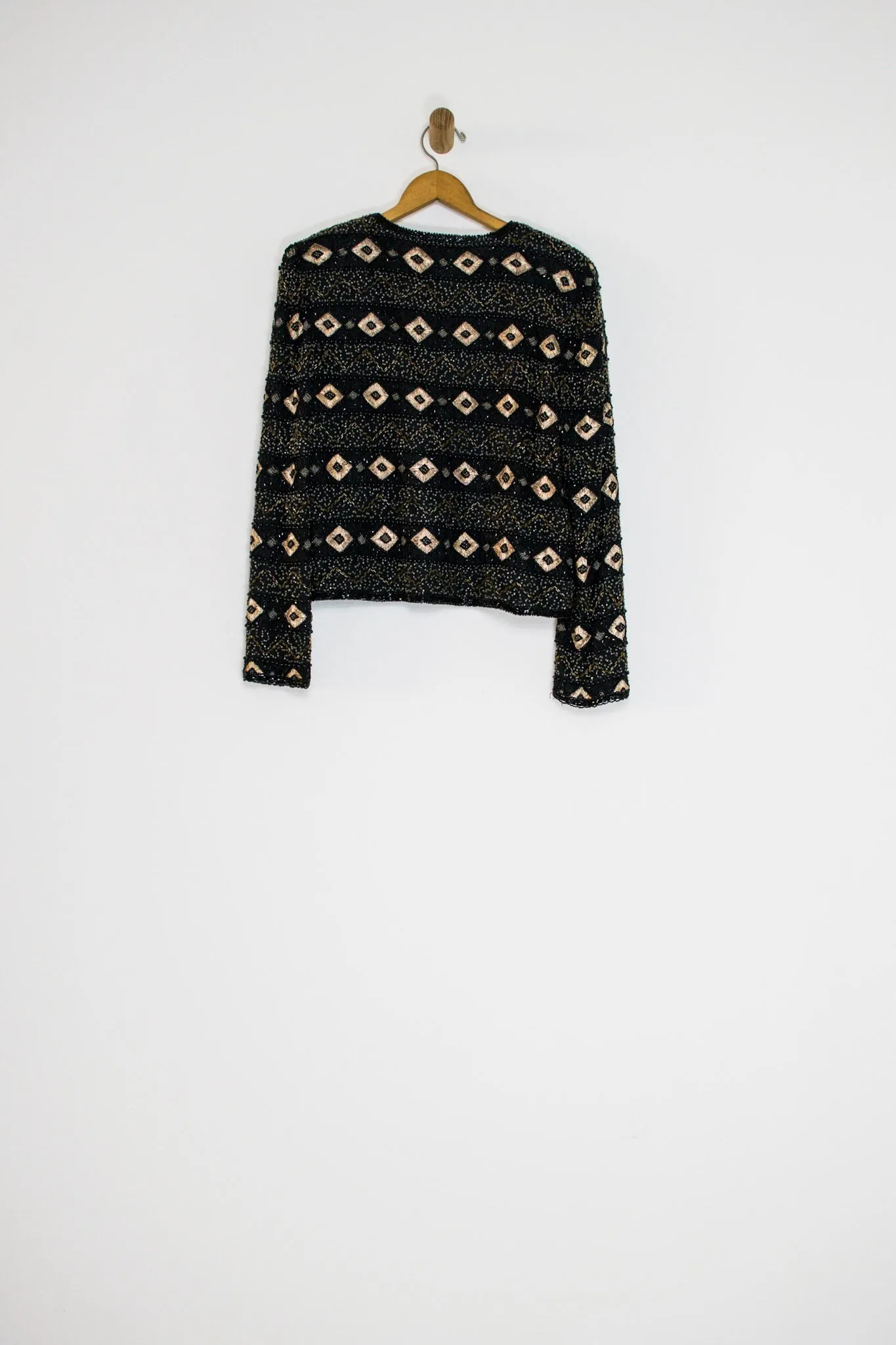 90's BEADED EVENING JACKET / SMALL