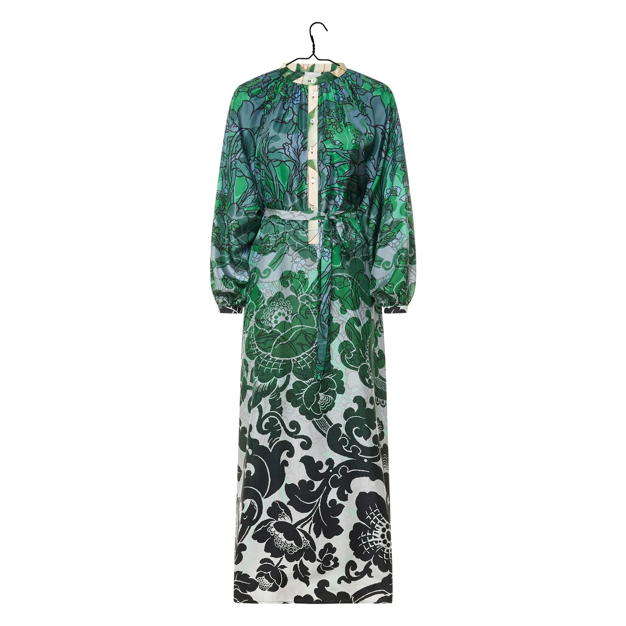 Abito Dress - Green Floral