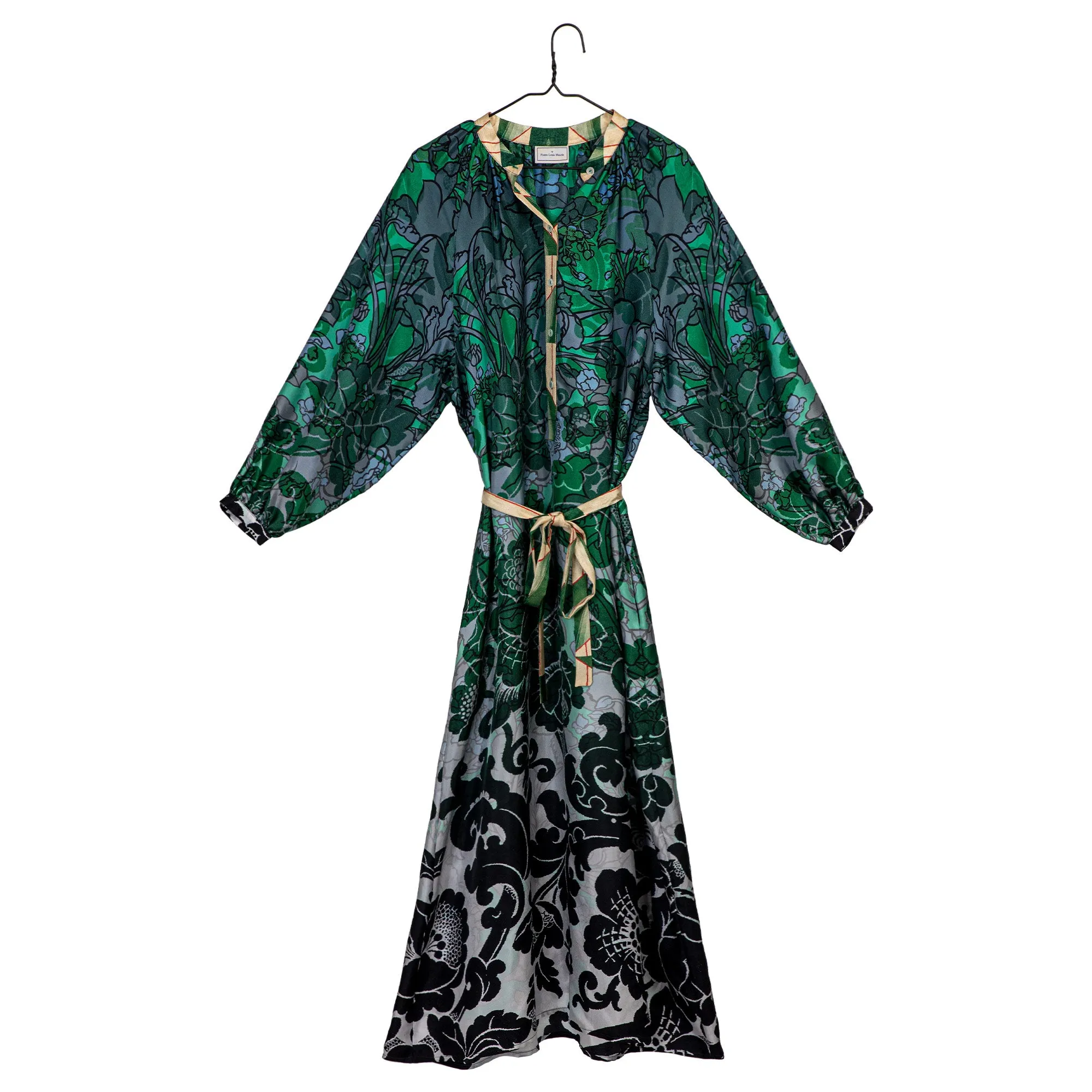 Abito Dress - Green Floral