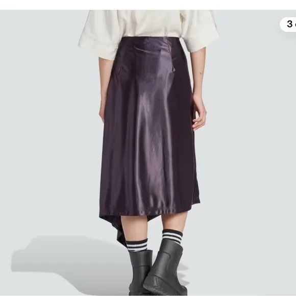 Adidas satin midi skirt
