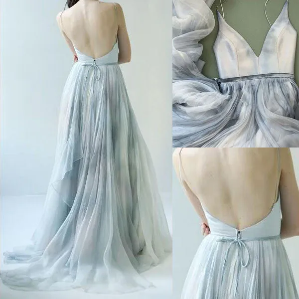 Affordable V Neck Charming Long 2017 Prom Evening Dresses, BG51527