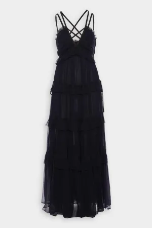 Agathe Gown in Midnight