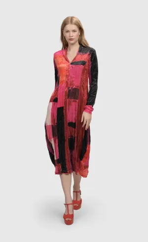 Alembika Sunset Strip Cocoon Magenta Dress