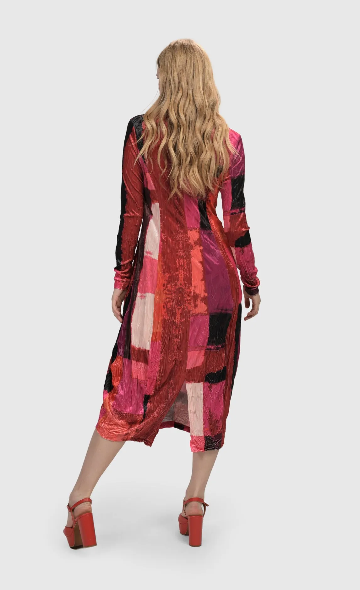 Alembika Sunset Strip Cocoon Magenta Dress