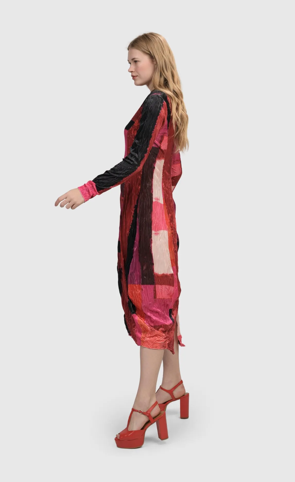 Alembika Sunset Strip Cocoon Magenta Dress
