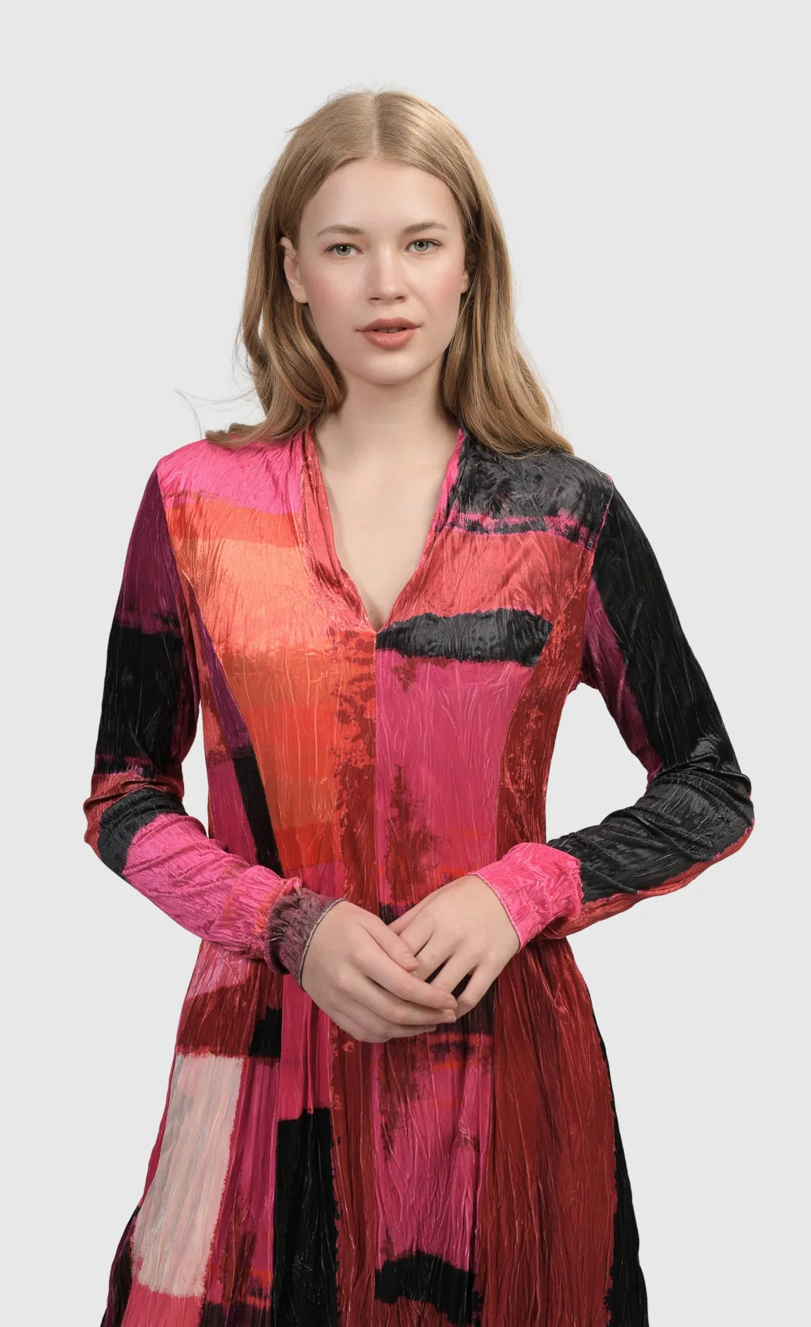 Alembika Sunset Strip Cocoon Magenta Dress