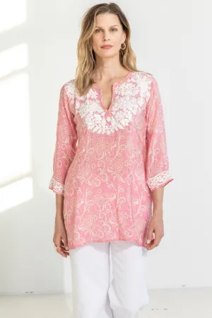 Amaya Petal Tunic in Pink