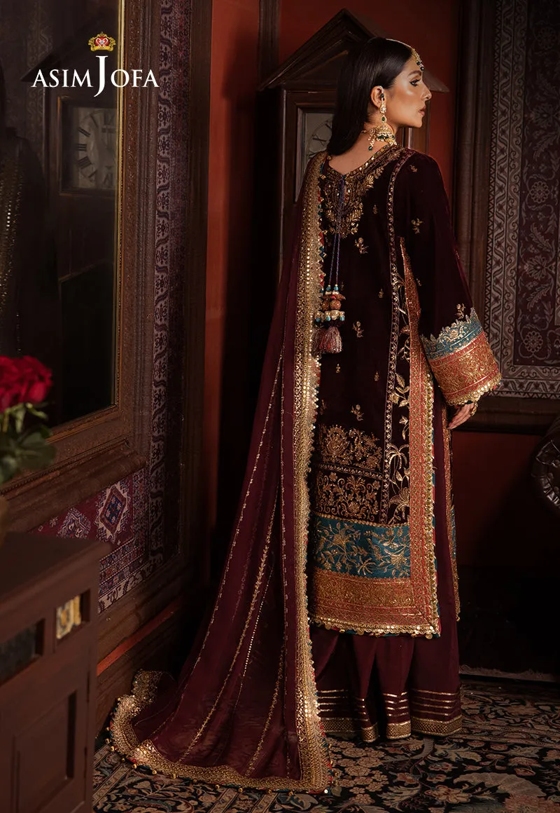 ASIM JOFA | MAKHMAL - WEDDING VELVET | AJMM-09