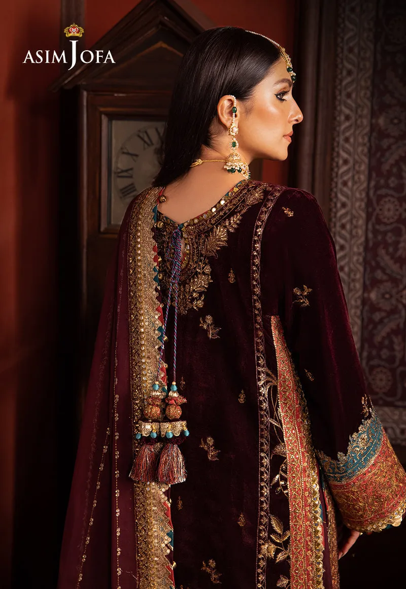 ASIM JOFA | MAKHMAL - WEDDING VELVET | AJMM-09