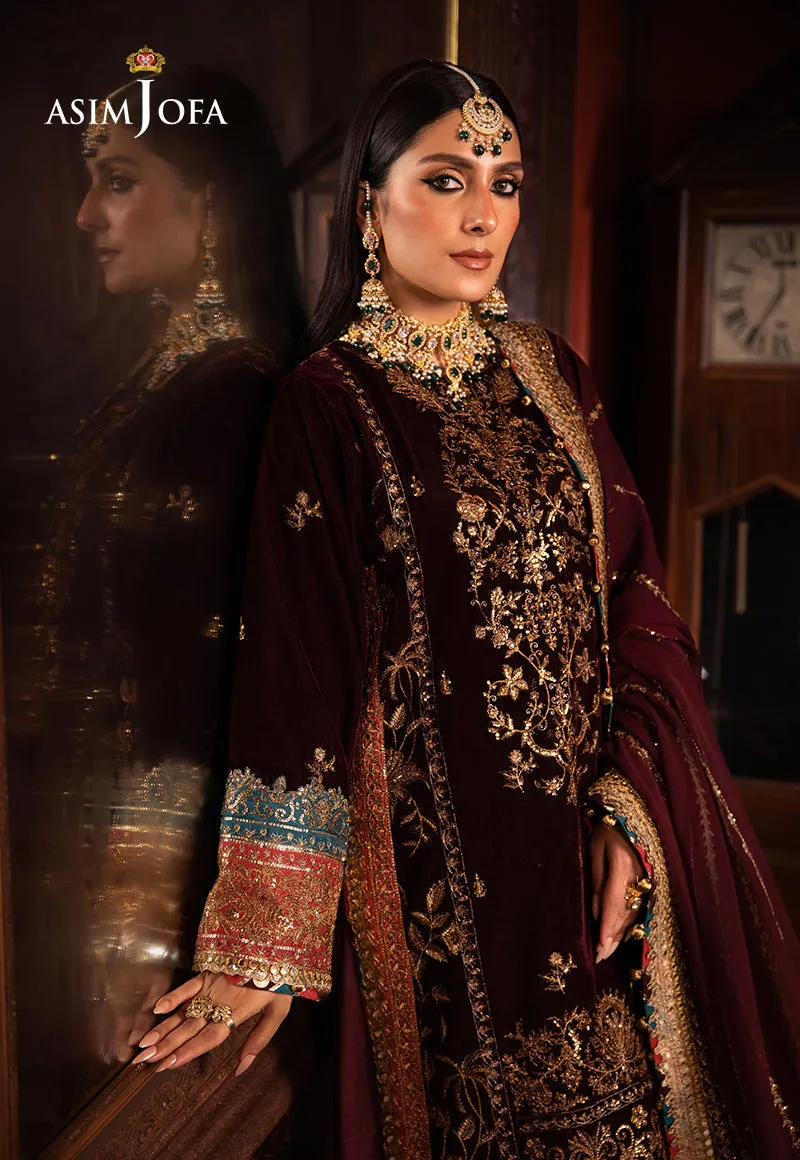 ASIM JOFA | MAKHMAL - WEDDING VELVET | AJMM-09