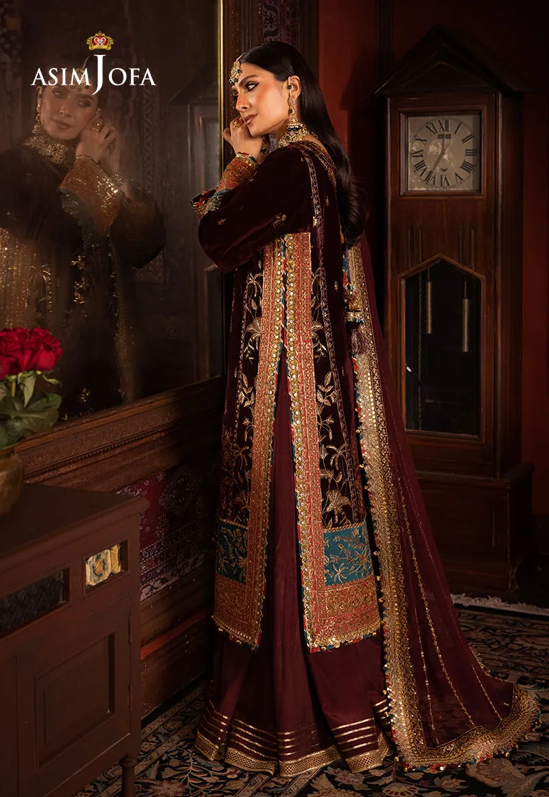 ASIM JOFA | MAKHMAL - WEDDING VELVET | AJMM-09