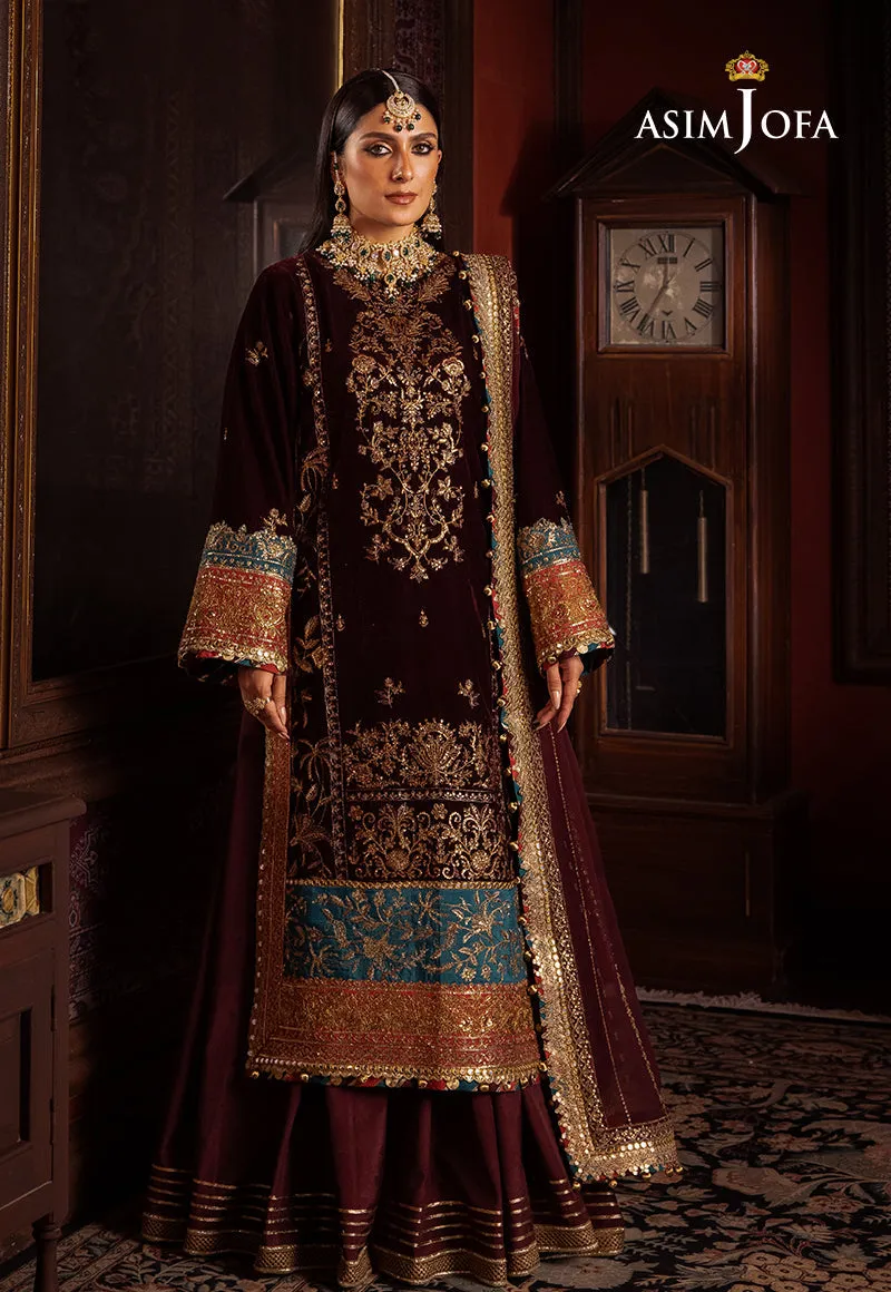 ASIM JOFA | MAKHMAL - WEDDING VELVET | AJMM-09