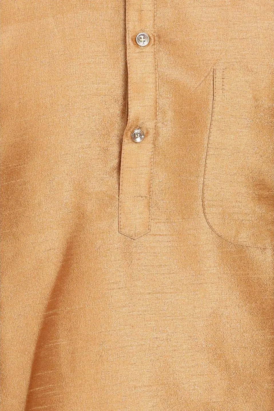 Banarasi Art Silk Gold Kurta Pyjama