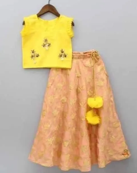 Beutifull kids ghara with frill and tassels Model#Kids 3