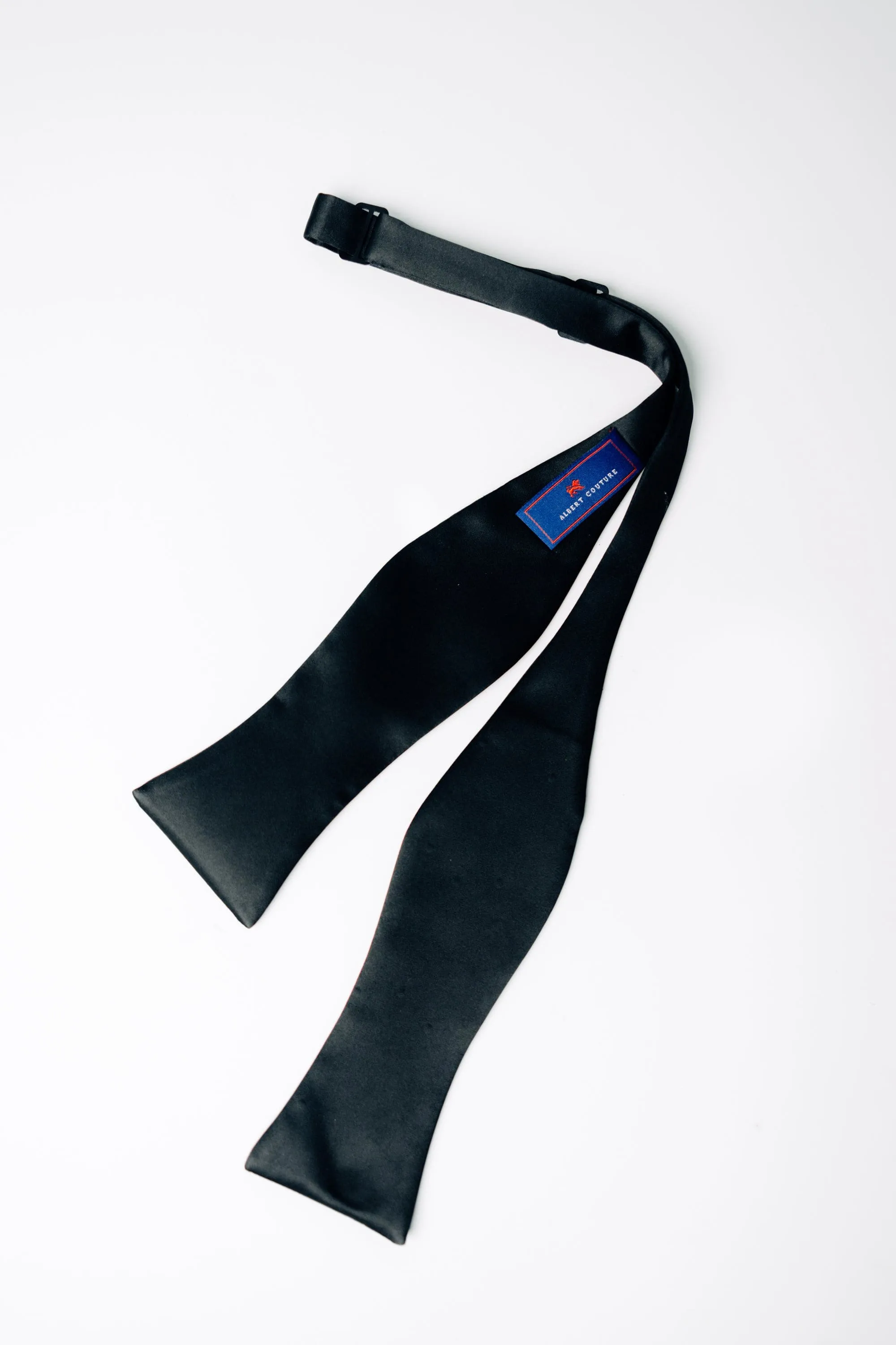 Black Silk Bowtie