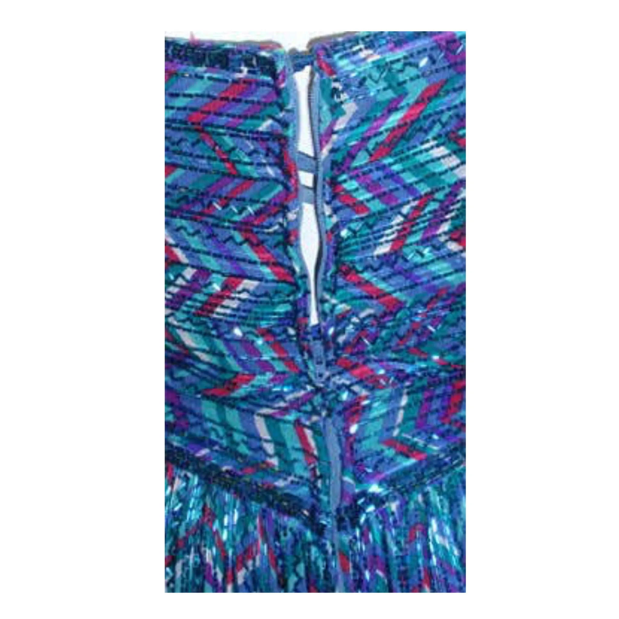 BOB MACKIE  Circa 1980s Strapless Beaded Gown