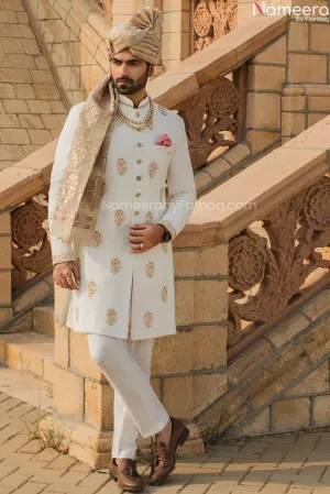Boys Kurta Pajama Dress in Mens Sherwani Style #GN57