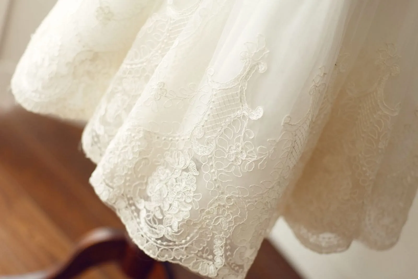 Cap Sleeves Champagne Lace Ivory Tulle Wedding Flower Girl Dress