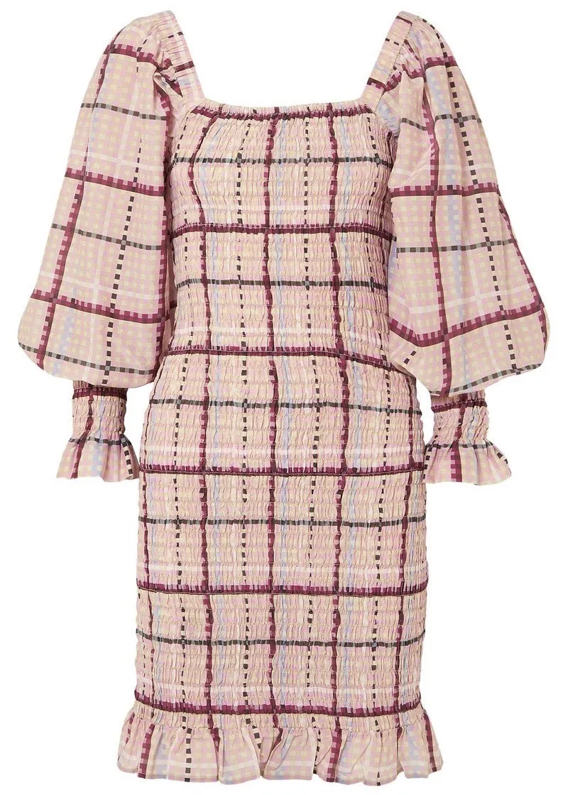 Cotton Silk Dress (Moonlight Mauve)
