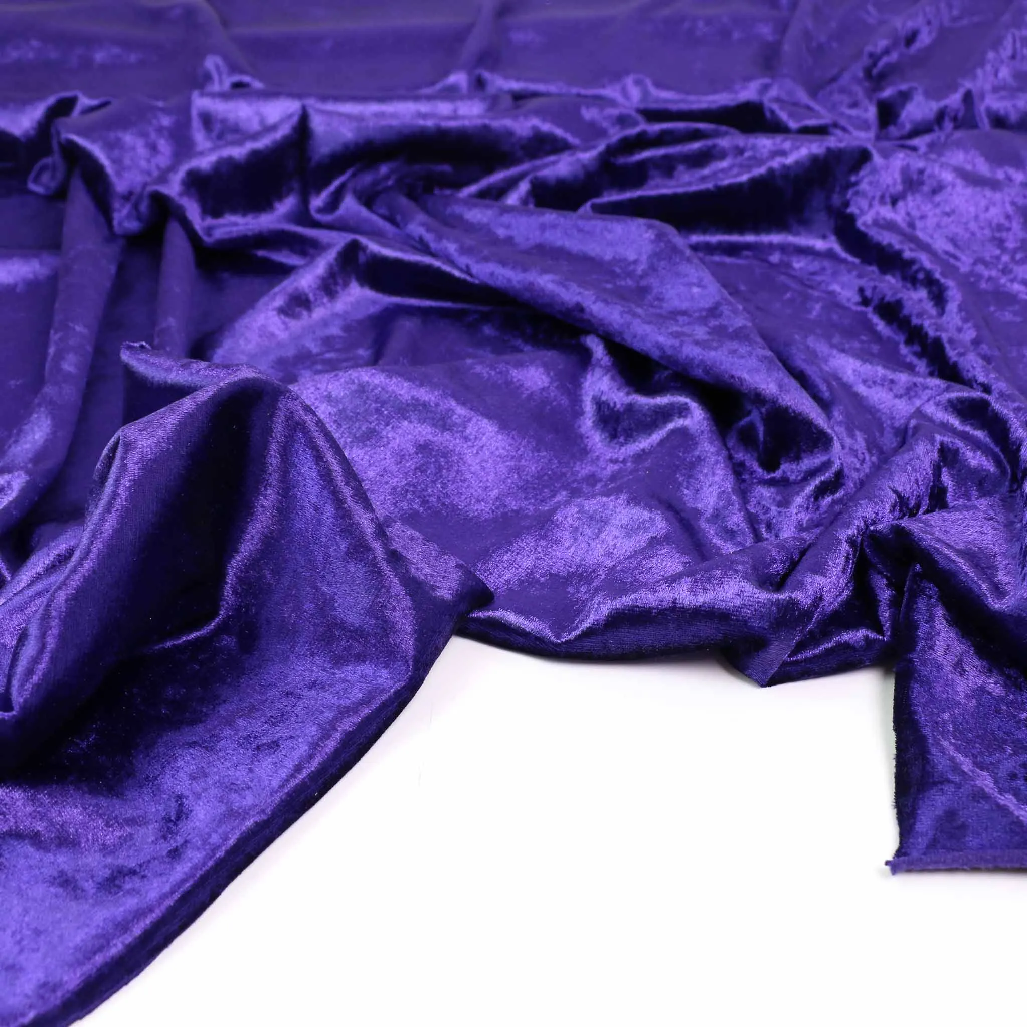 Crushed Velvet - Navy, Green, Gold, Purple, Blue/Purple, Red, Wine