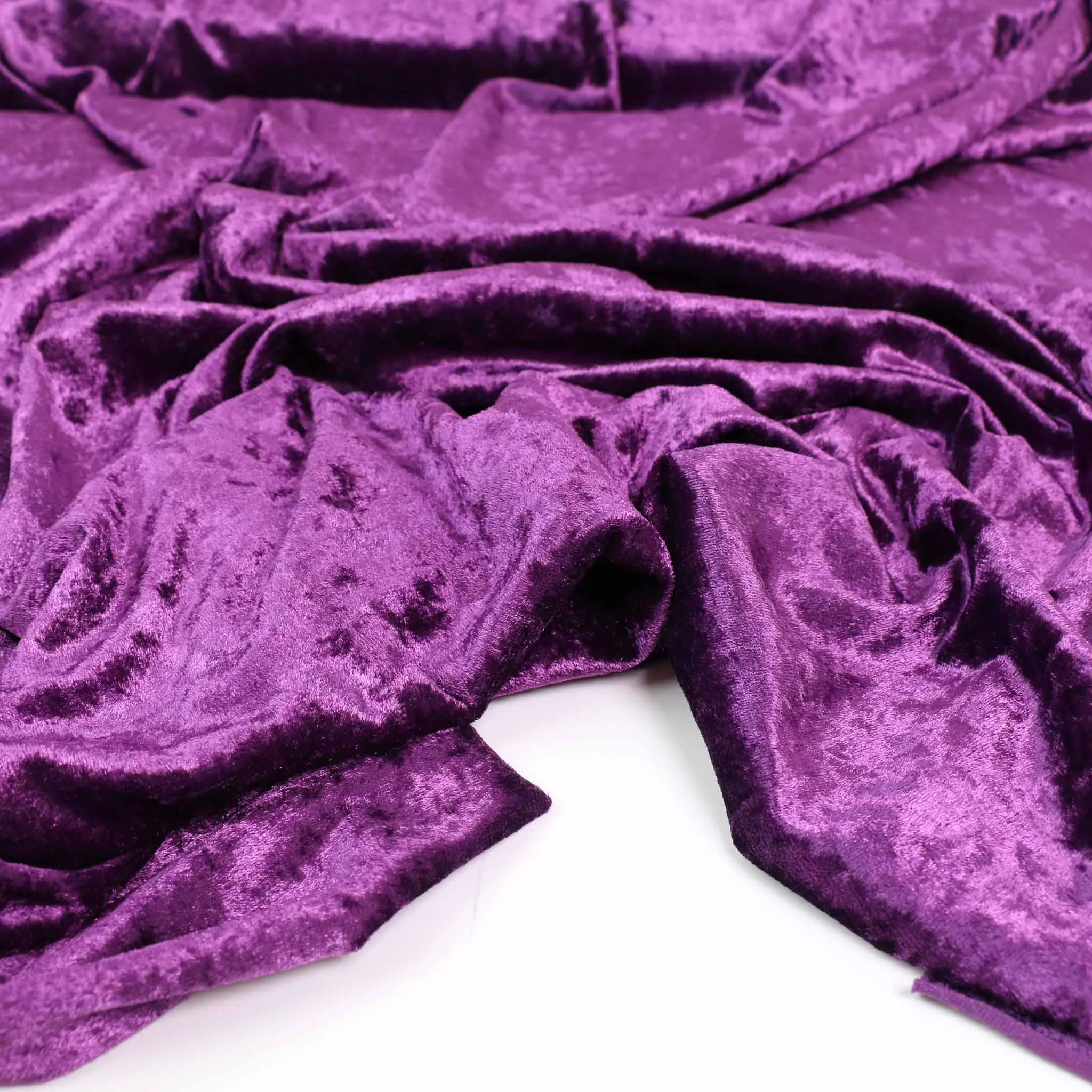 Crushed Velvet - Navy, Green, Gold, Purple, Blue/Purple, Red, Wine