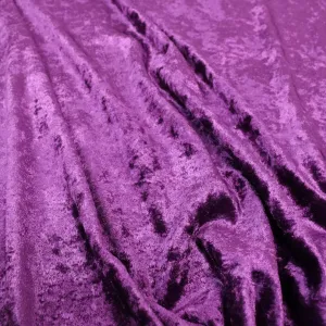 Crushed Velvet - Navy, Green, Gold, Purple, Blue/Purple, Red, Wine