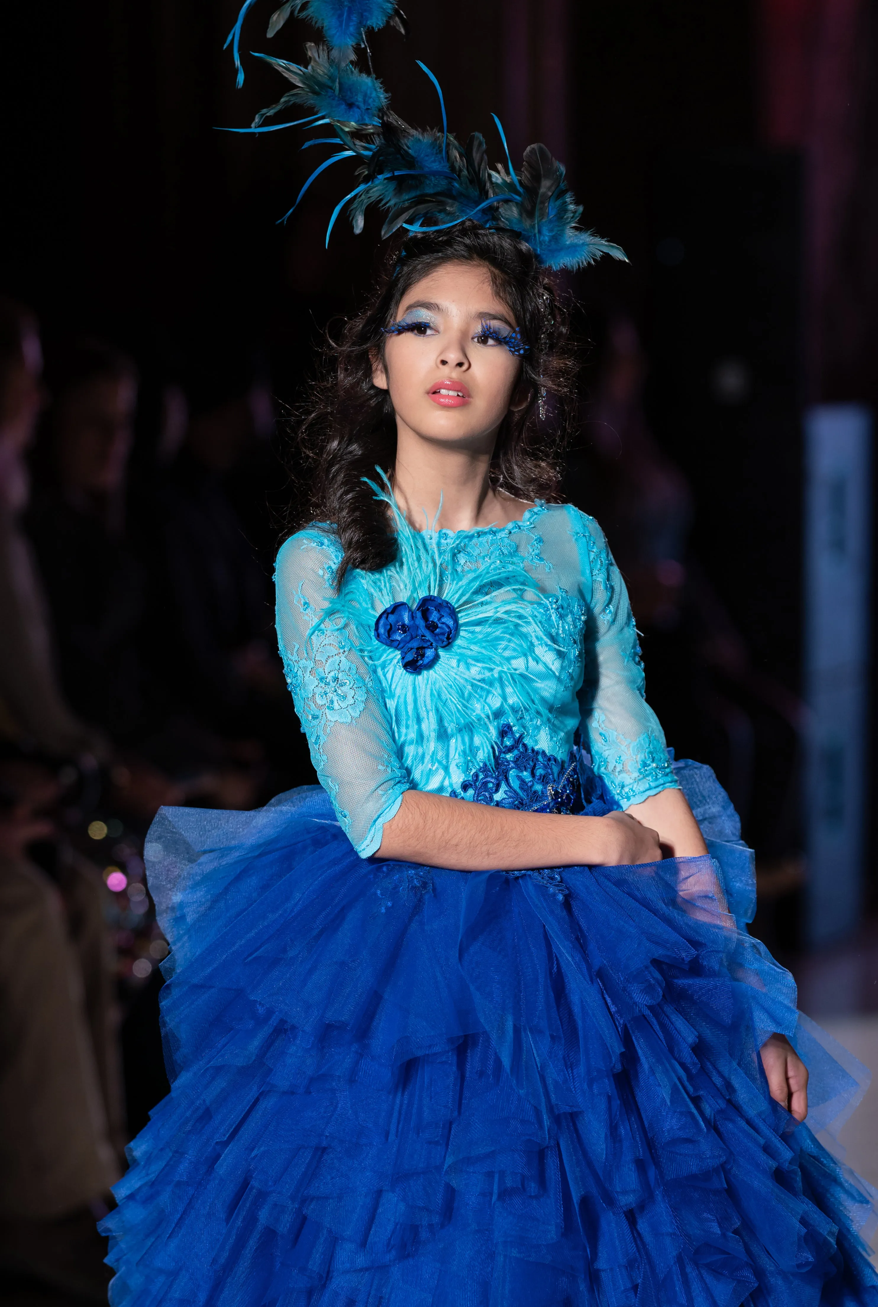 Custom Gown "Blue Roller"
