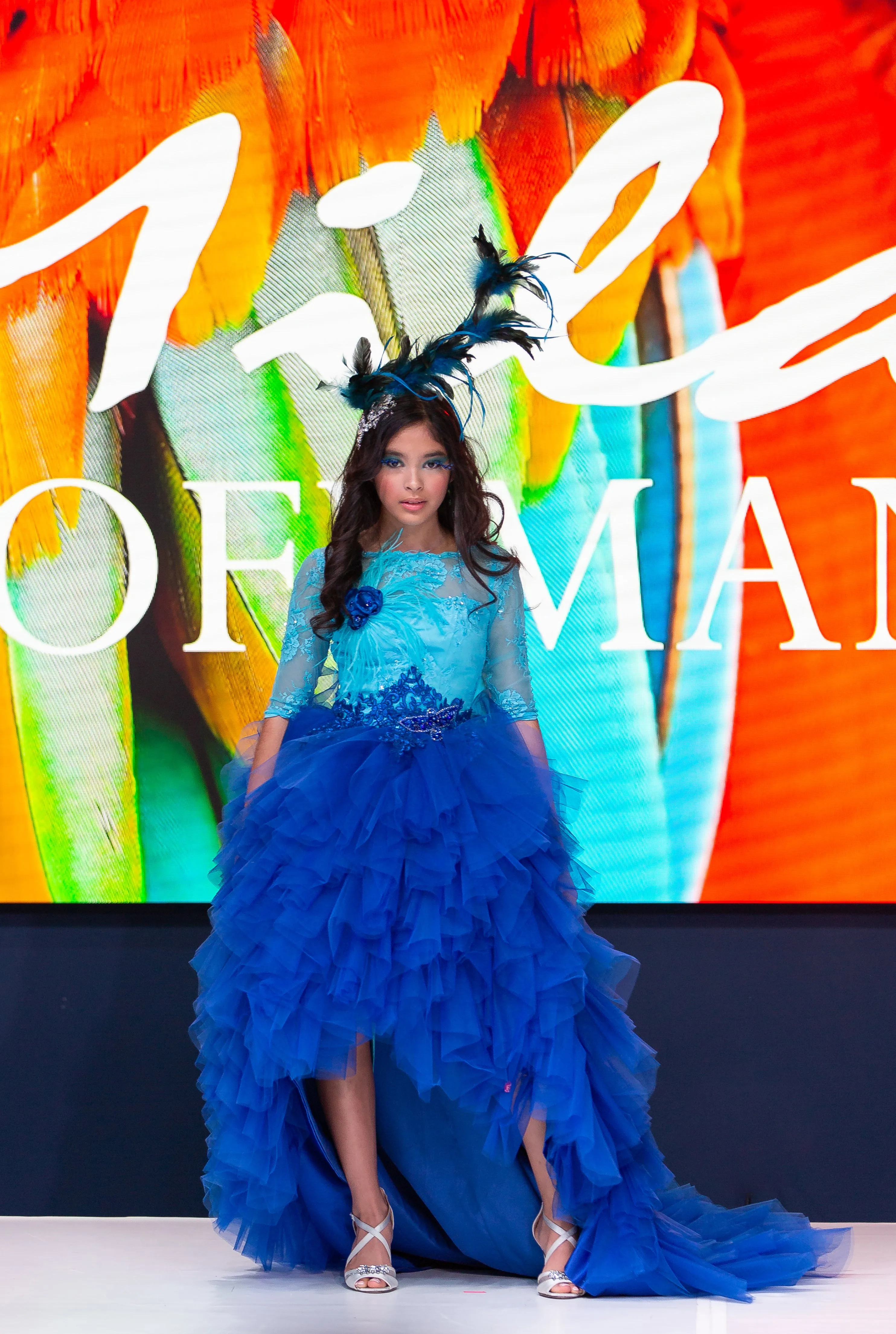 Custom Gown "Blue Roller"