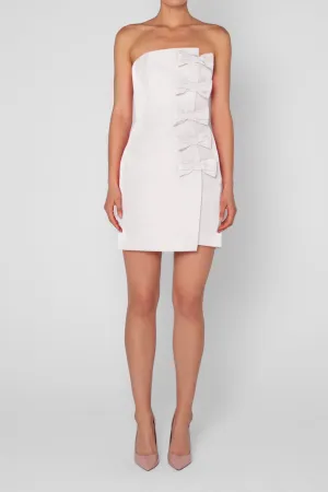 Daniela Silk Faille Mini Dress