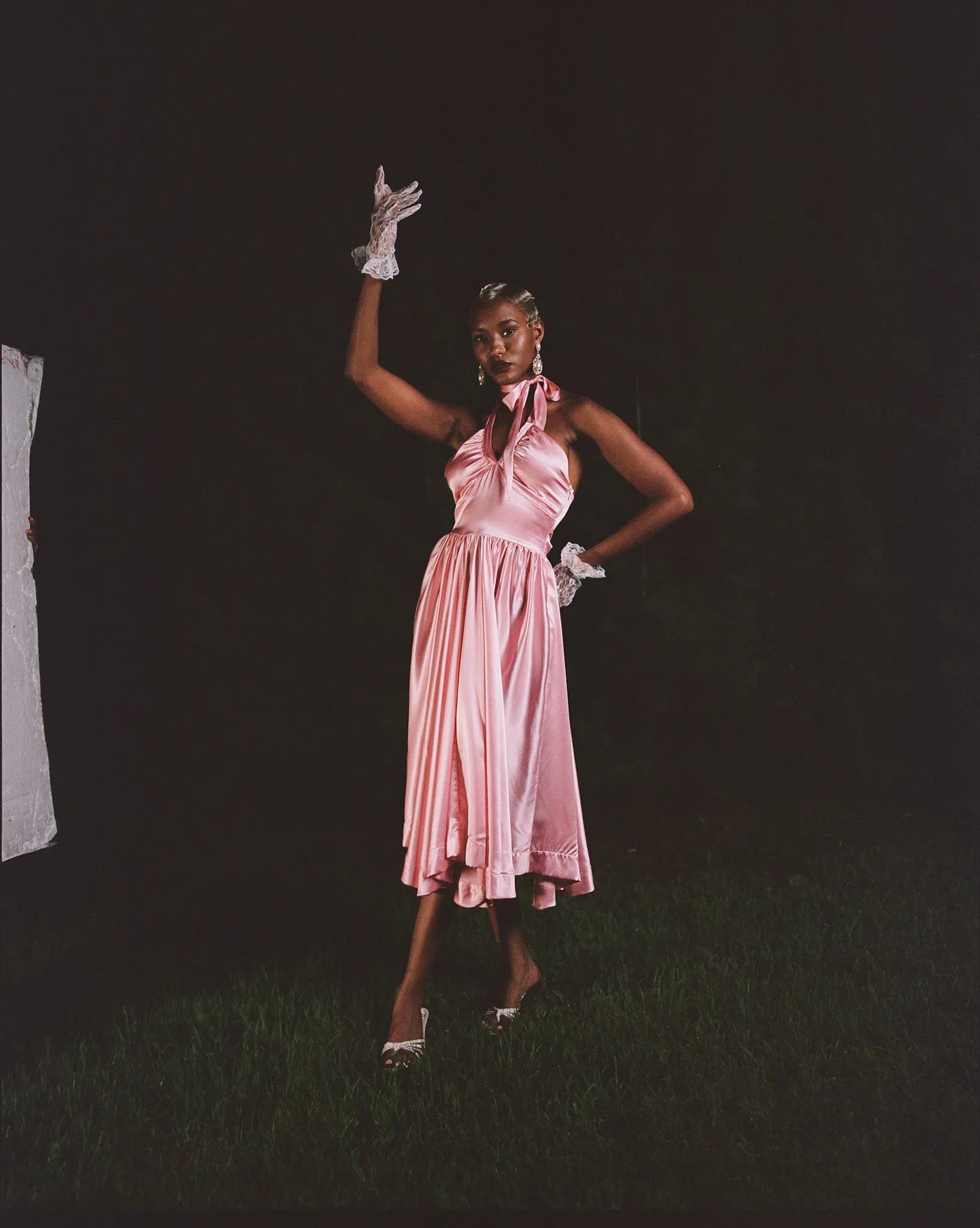 Debutante Silk Dress-Pink-Pre Order