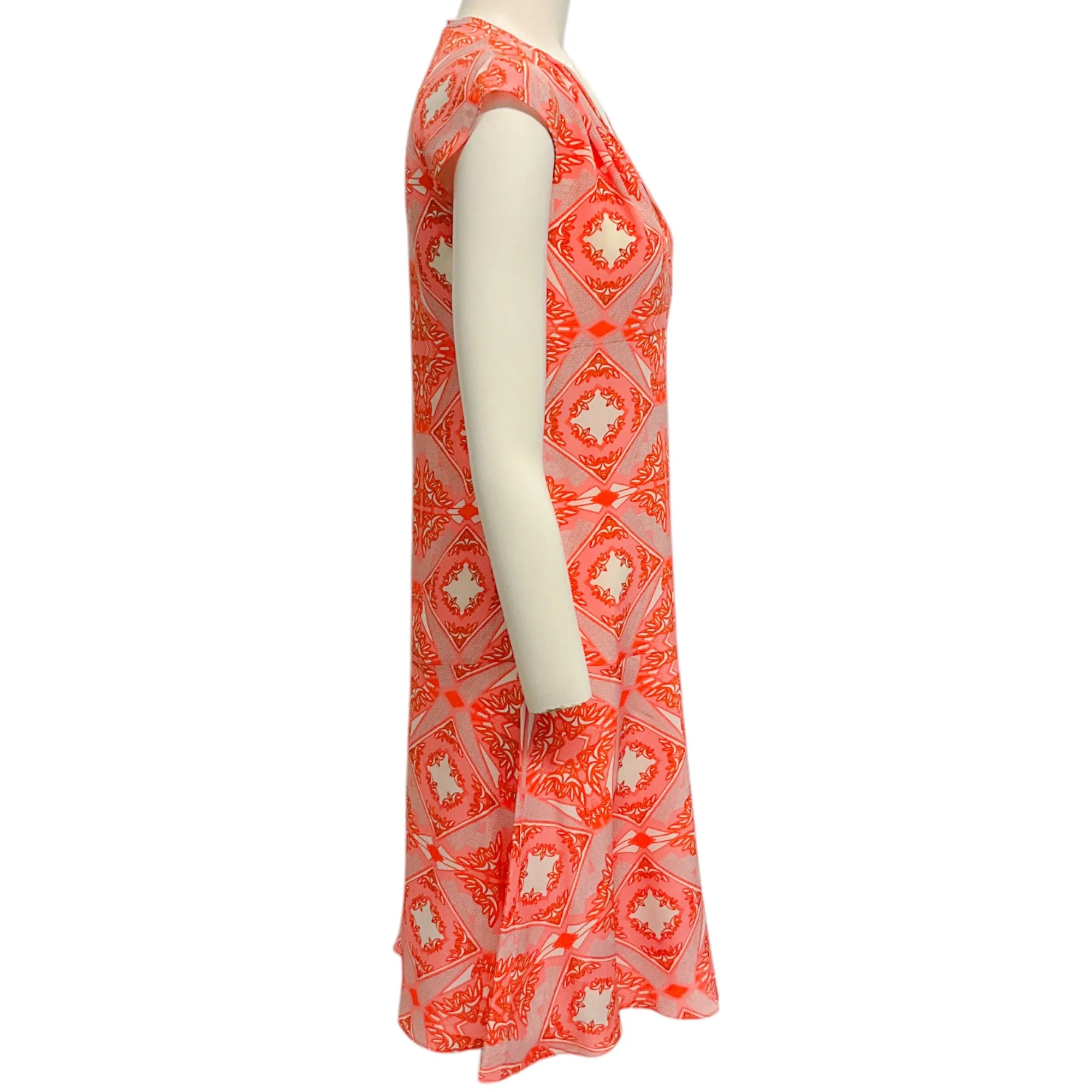 Derek Lam Coral Multi Silk Dress