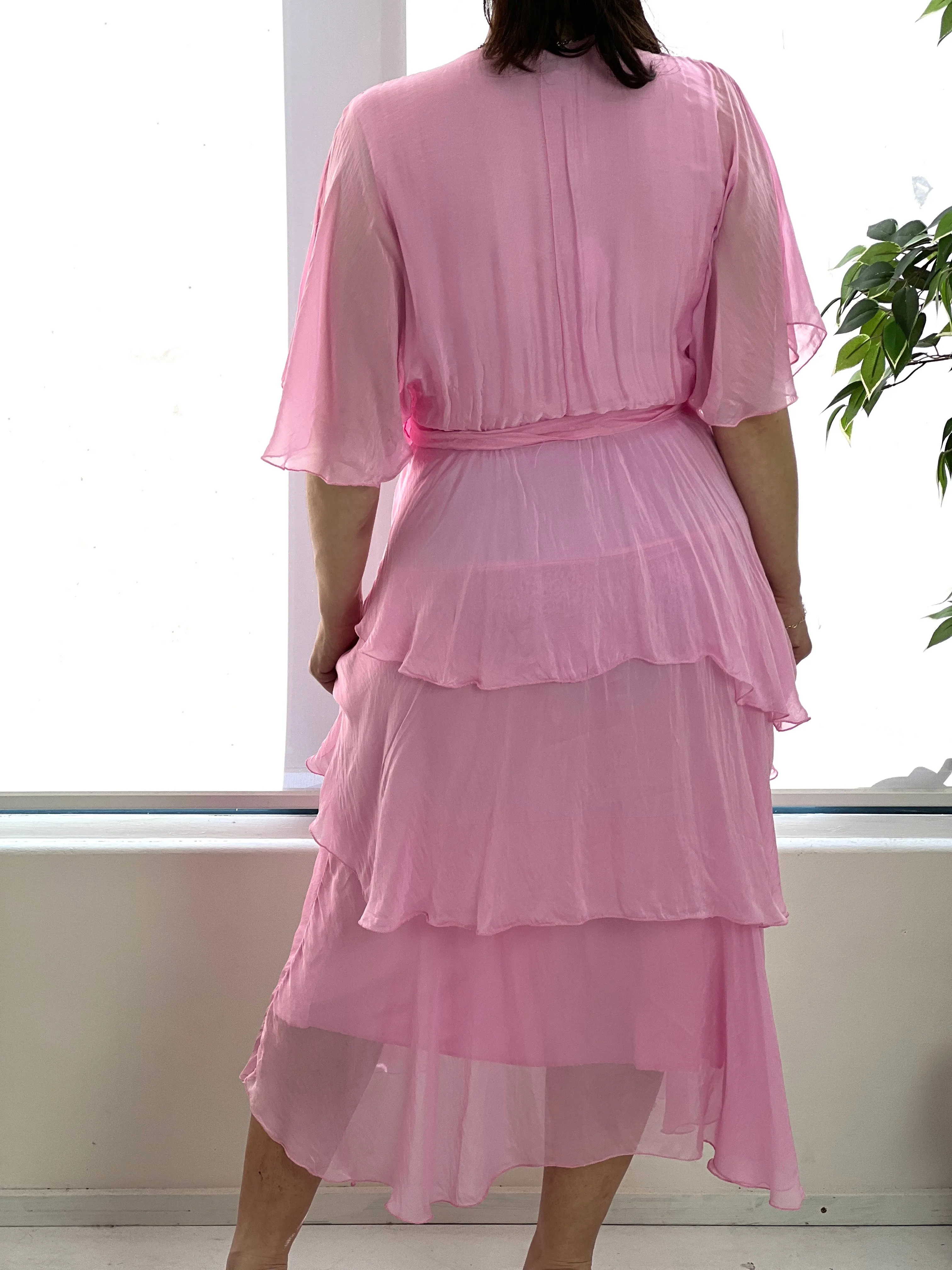 Desaily Candy Silk Dress