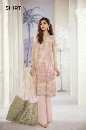 Designer Chiffon Eid Outfit in Pink Color #M0005