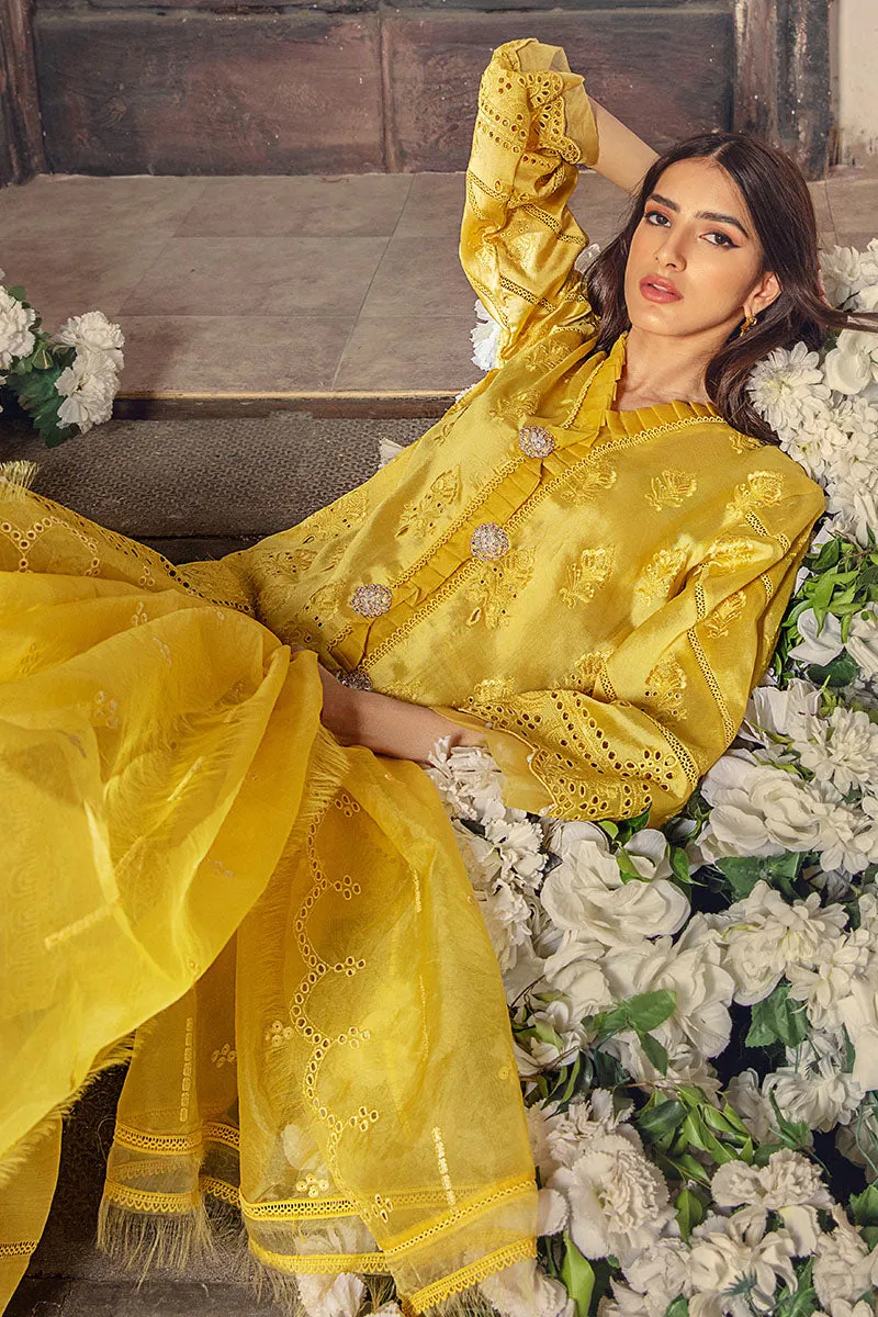 Designer Yellow Colour Salwar Kameez Pakistani Party Dress