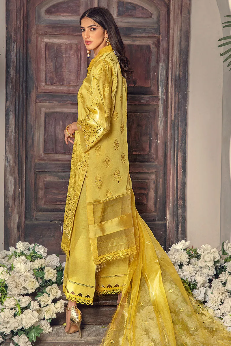 Designer Yellow Colour Salwar Kameez Pakistani Party Dress