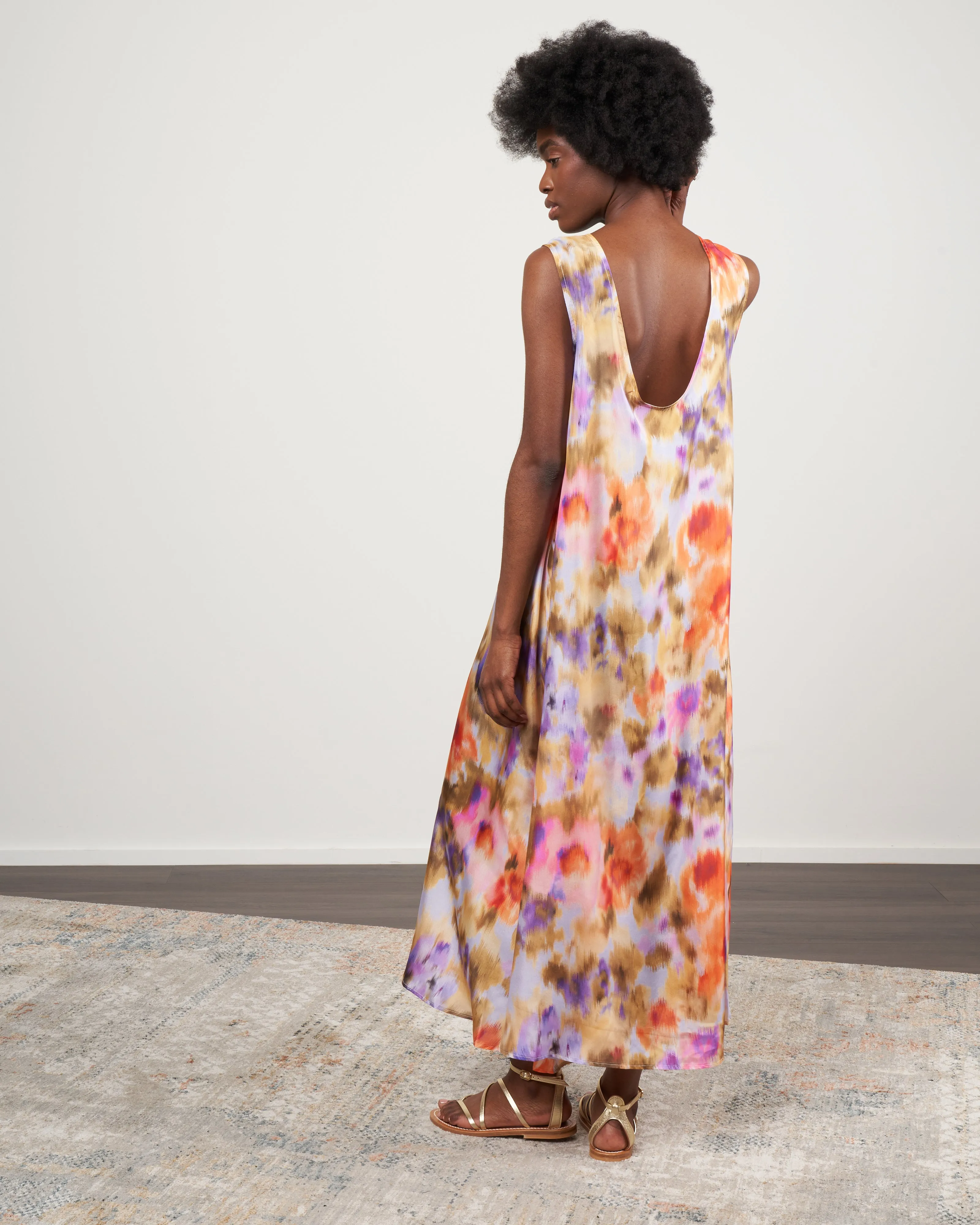 destin dress - lillac/multicolor