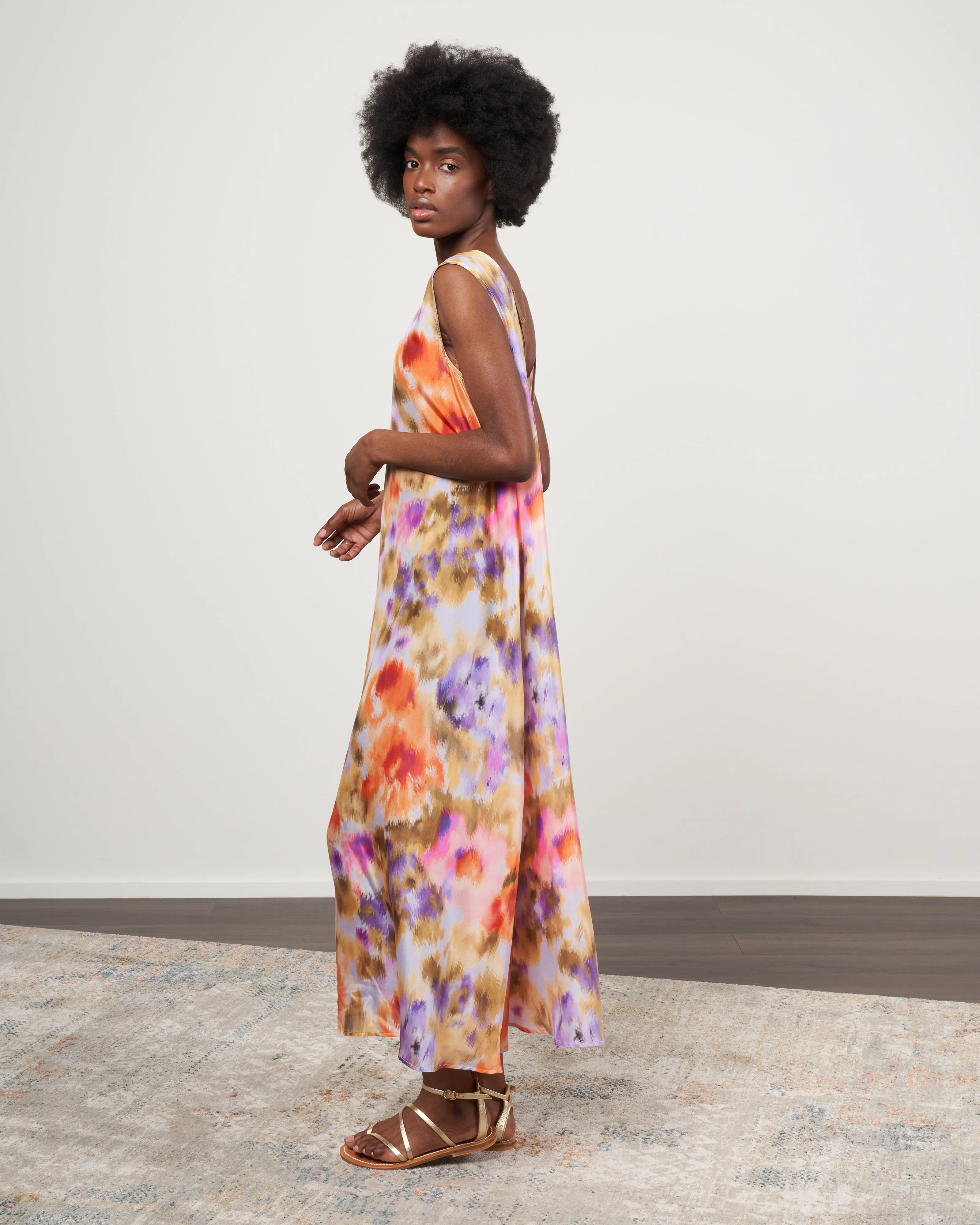 destin dress - lillac/multicolor