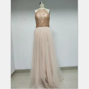 Discount Cheap Short in Size In Stock Sequin Tulle Prom Dresses Online,DD007