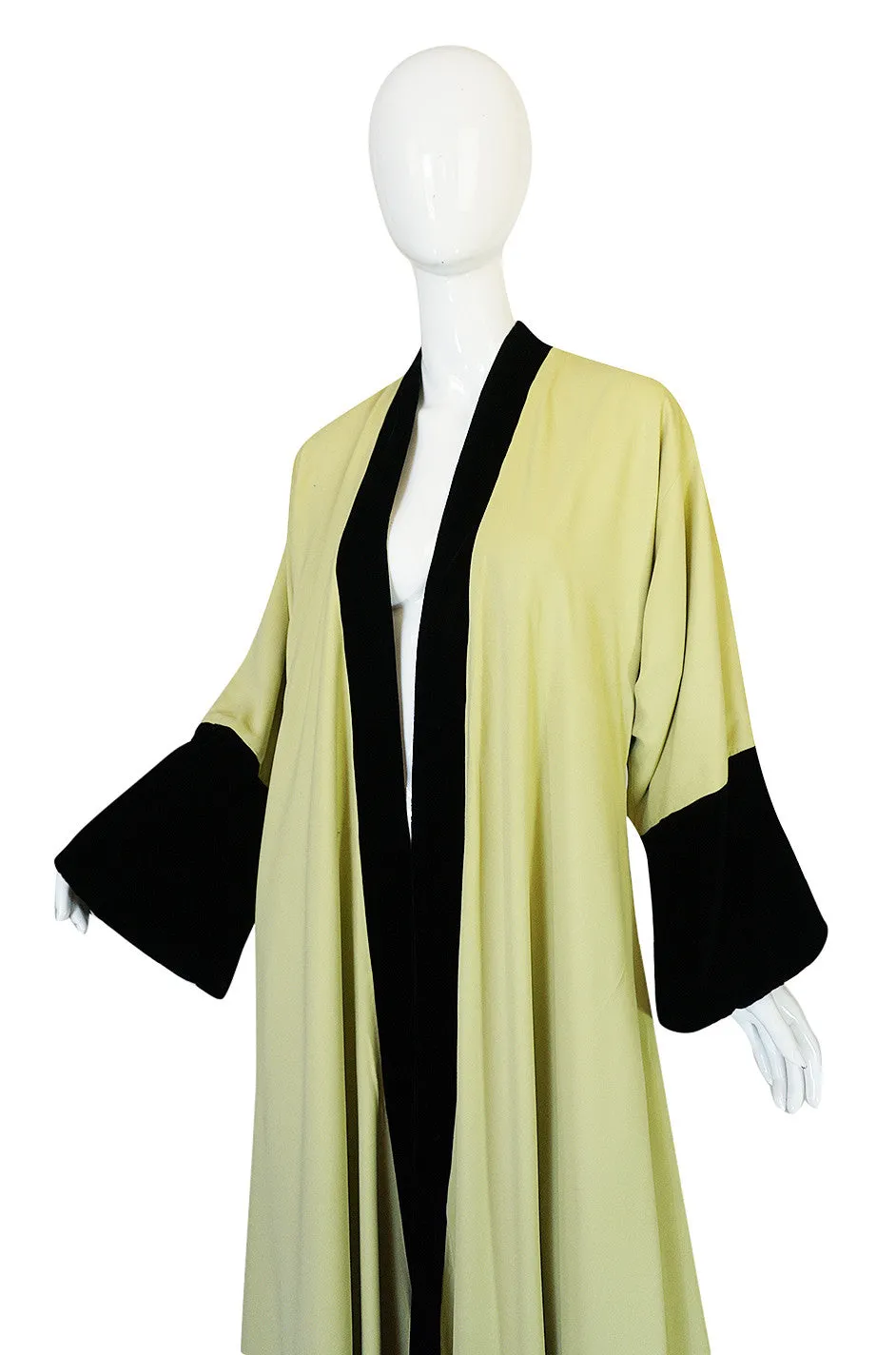 Documented 1950s Yma Sumac's Sophie Gimbel Silk Evening Coat Robe