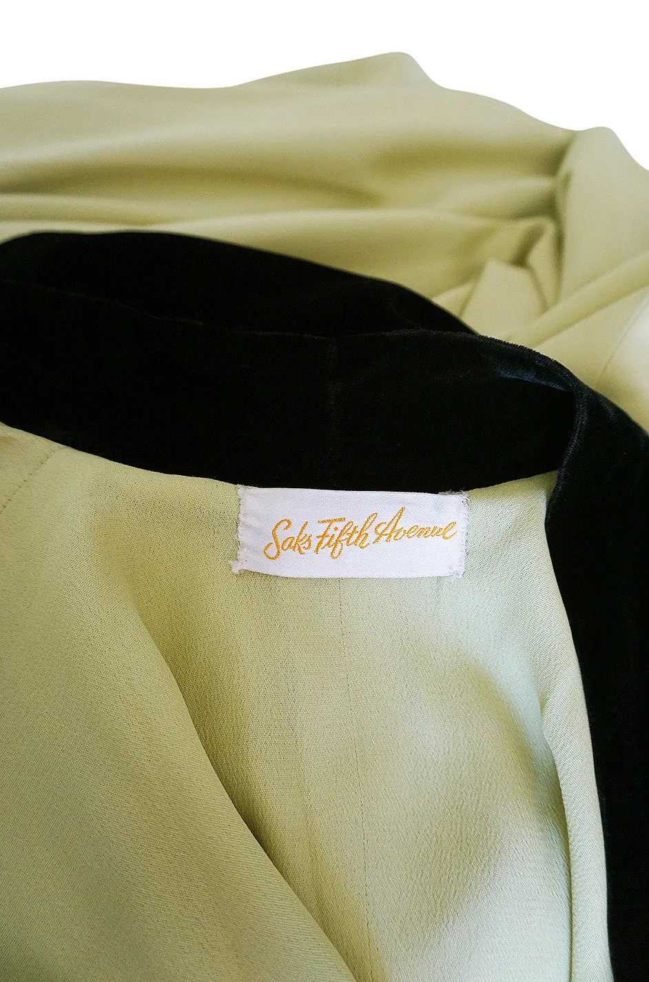 Documented 1950s Yma Sumac's Sophie Gimbel Silk Evening Coat Robe