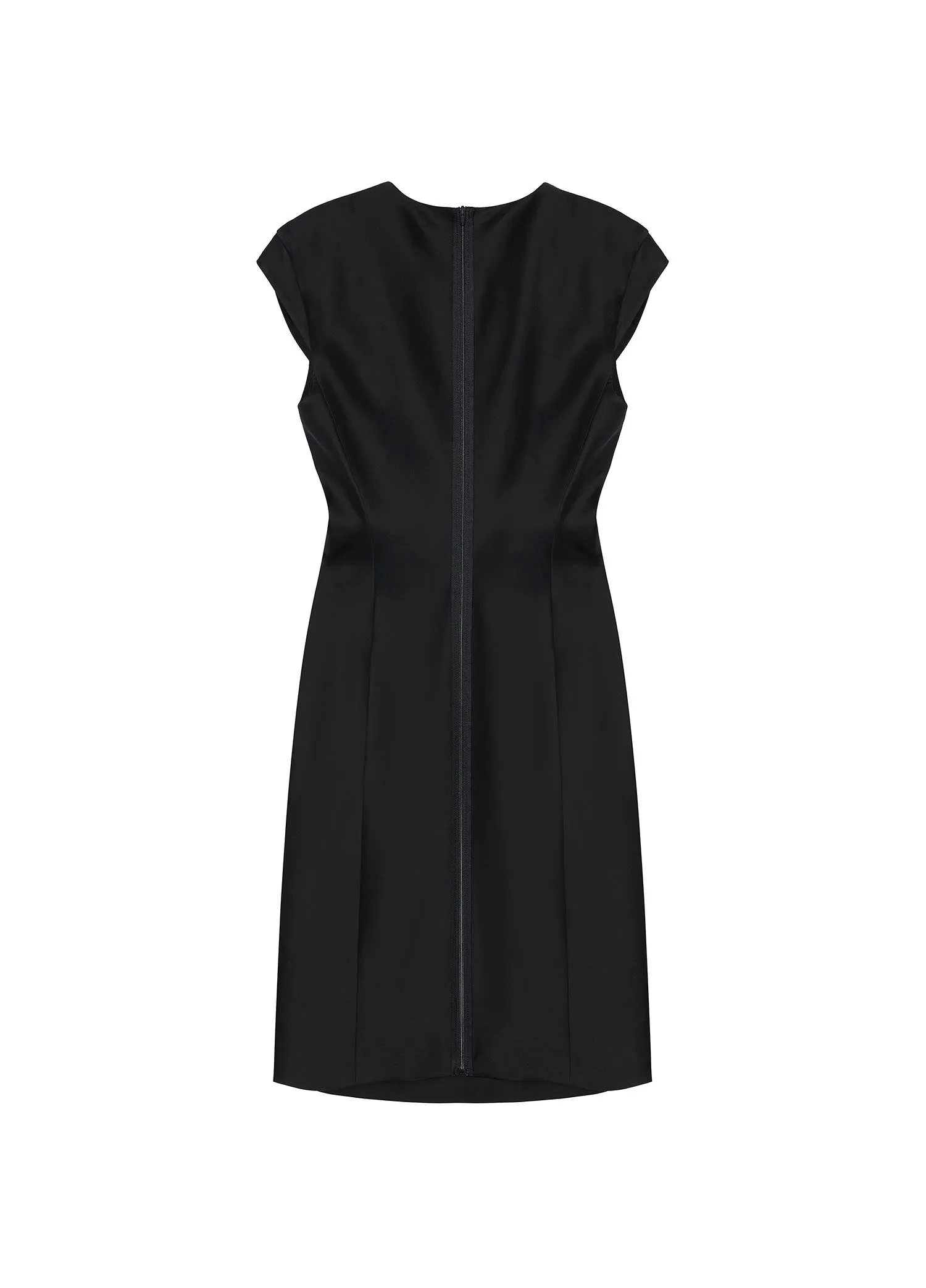 Dresses / JNBY Loose Fit V-Neck Short Sleeve Dress