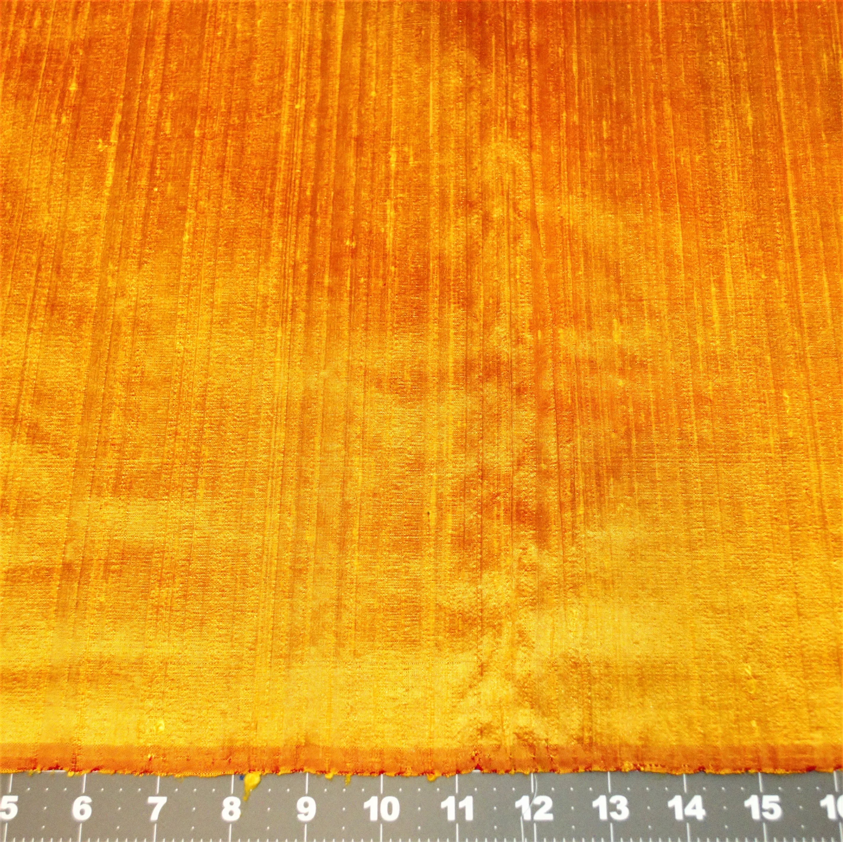 Dupioni Raw Silk Dark Gold
