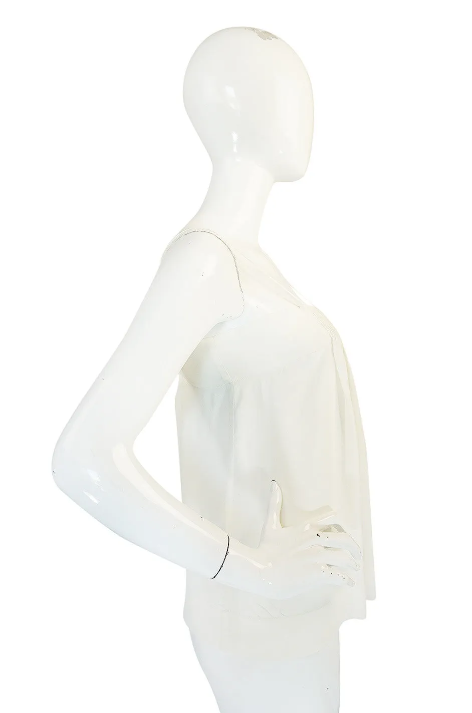Early 2000s Phoebe Philo for Chloe Cream Silk Camisole Top