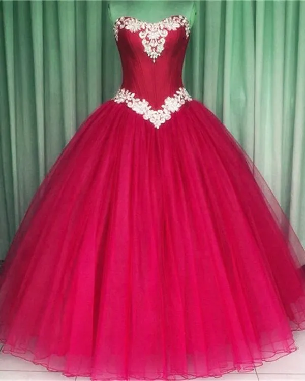 Elegant Royal Blue Quinceanera Dresses with Beadings Strapless Tulle Puffy Sweet 16 Dresses Ball Gown