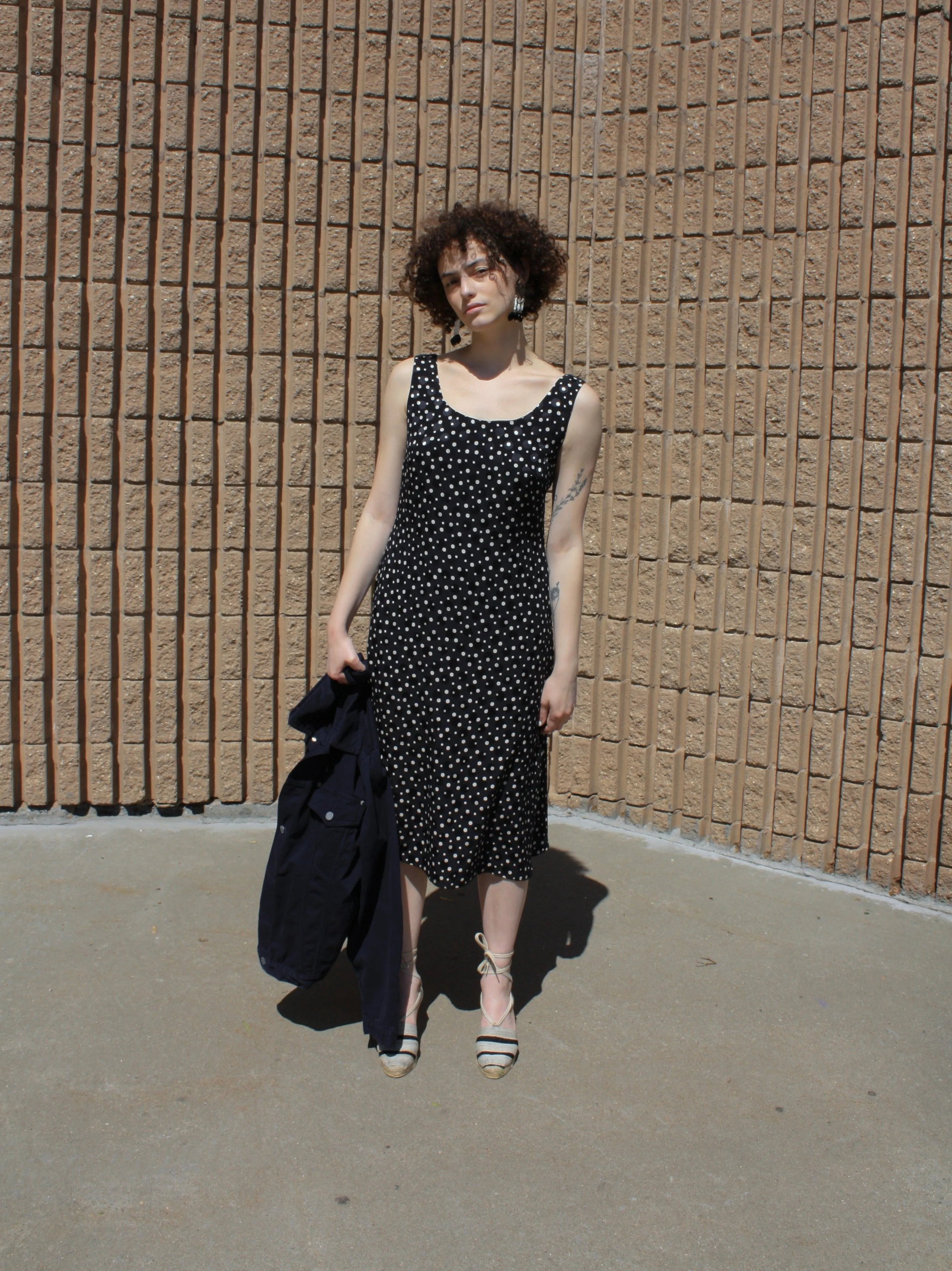 Escada Polka Dot Silk Dress