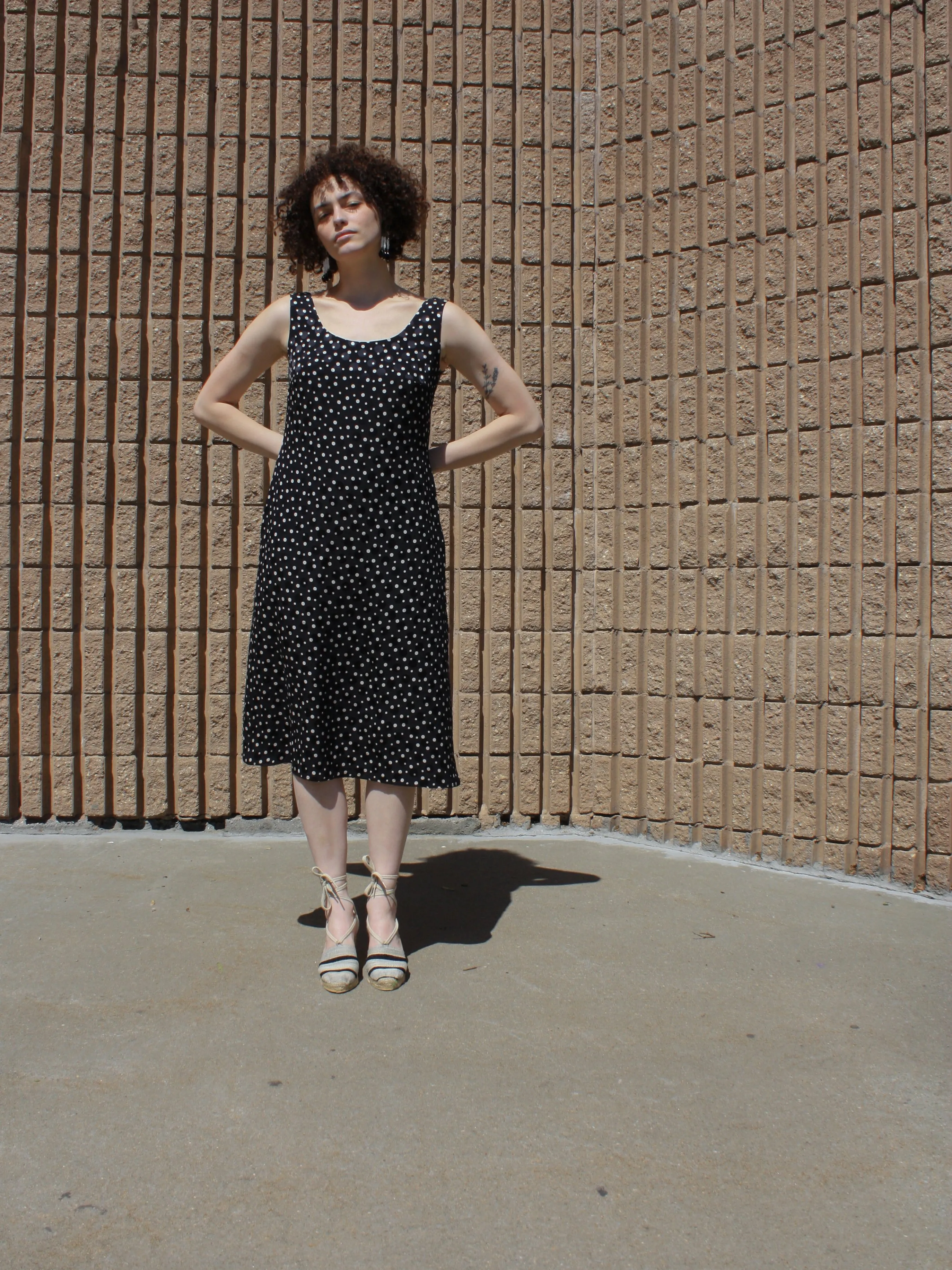 Escada Polka Dot Silk Dress