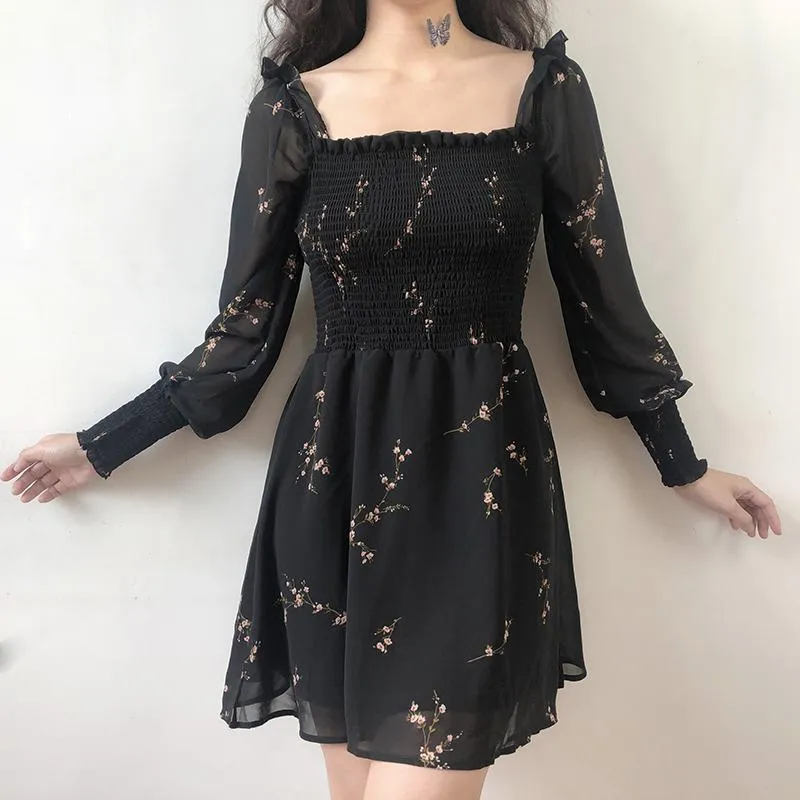 Floral Chiffon Dress SD00364