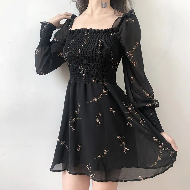 Floral Chiffon Dress SD00364