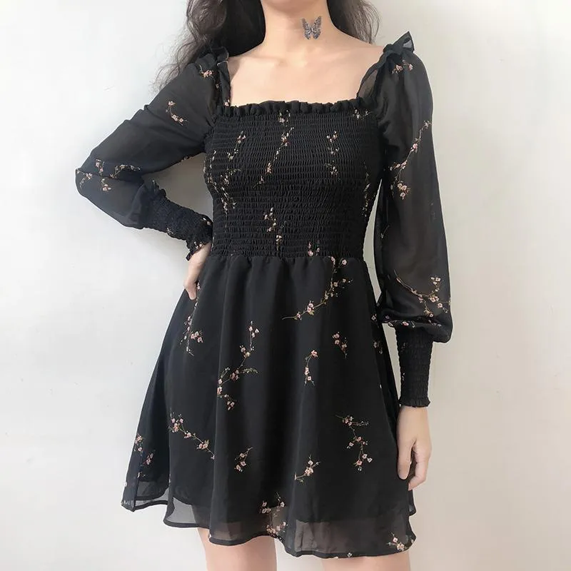 Floral Chiffon Dress SD00364