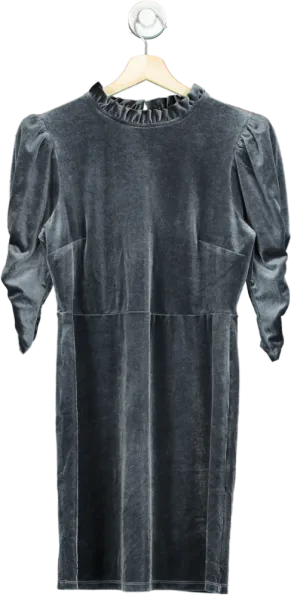 Friends Like These Millie Mackintosh Grey Velvet Midi Dress